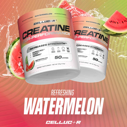 Cellucor Creatine Powder, Watermelon Flavor - Increases Strength, Lean Muscle Mass & Endurance, Micronized Creatine for Fast Absorption, 5g Creatine per Serving, 50 Servings