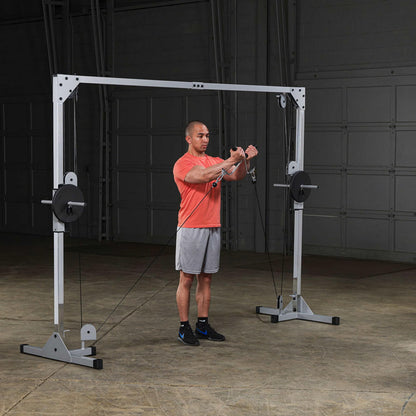 Body-Solid Powerline Cable Crossover Machine - High and Low Pulleys Gym Equipment for Home, Functional Trainer, Total Body Exercise, Cable Fly and Crossover Workouts
