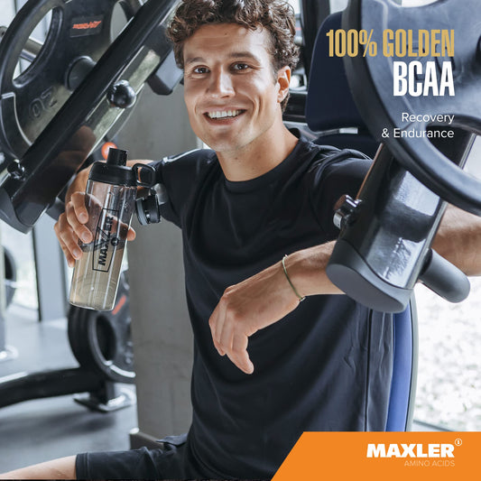 Maxler 100% Golden BCAA Powder - Intra & Post Workout Recovery Drink for Accelerated Muscle Recovery & Lean Muscle Growth - 6 g Vegan BCAAs Amino Acids - 60 Servings - Watermelon