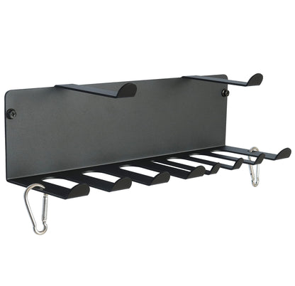 Multi-Purpose Gym Storage Rack Resistance Bands Holder Home Gym Accessories Storage Fitness Bands Rack Heavy Duty Hooks for Resistance Bands, Straps, Jump Ropes, Foam Rollers, Chains