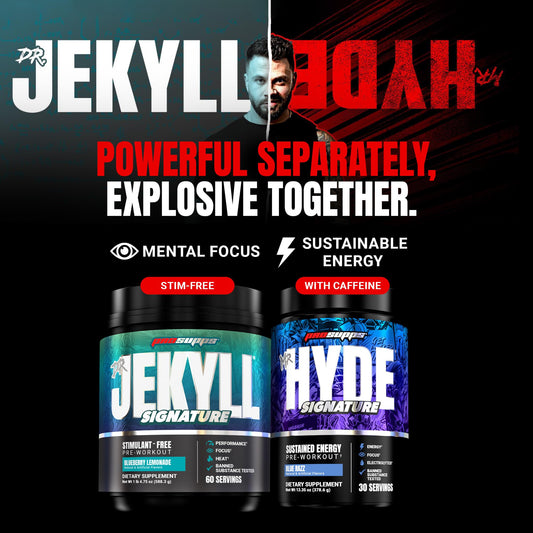 PROSUPPS Mr. Hyde Max Pump Pre Workout Powder - Stim-Free Preworkout Supports Blood Flow, Muscle Volume & Endurance - Caffeine-Free Nitric Oxide Gym & Fitness Supplements (Fruit Punch, 20 Servings)