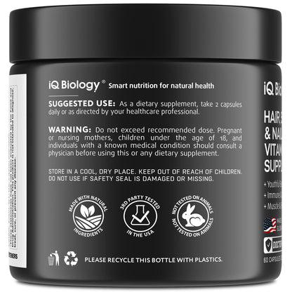 Biotin for Hair Growth Women & Men with Collagen & Keratin 30000mcg for Hair Loss & Thinning Hair - Hair Skin Nails Vitamins, Biotin 10000mcg and Collagen Supplement - Hair, Skin, Nail Care - 60 Pills