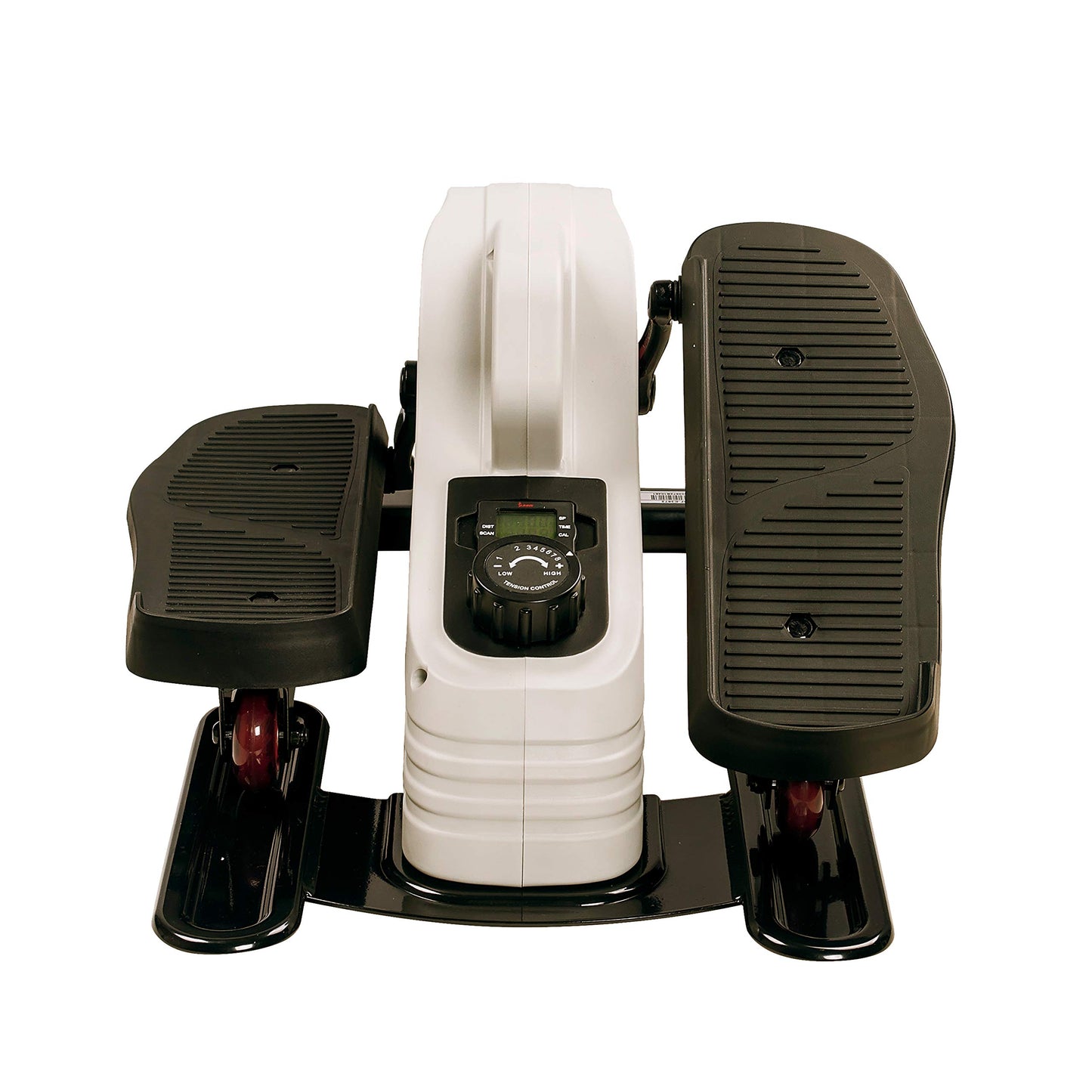 Sunny Health & Fitness Fully Assembled Magnetic Under Desk Elliptical Peddler, Portable Foot & Leg Pedal Exerciser(White) - SF-E3872