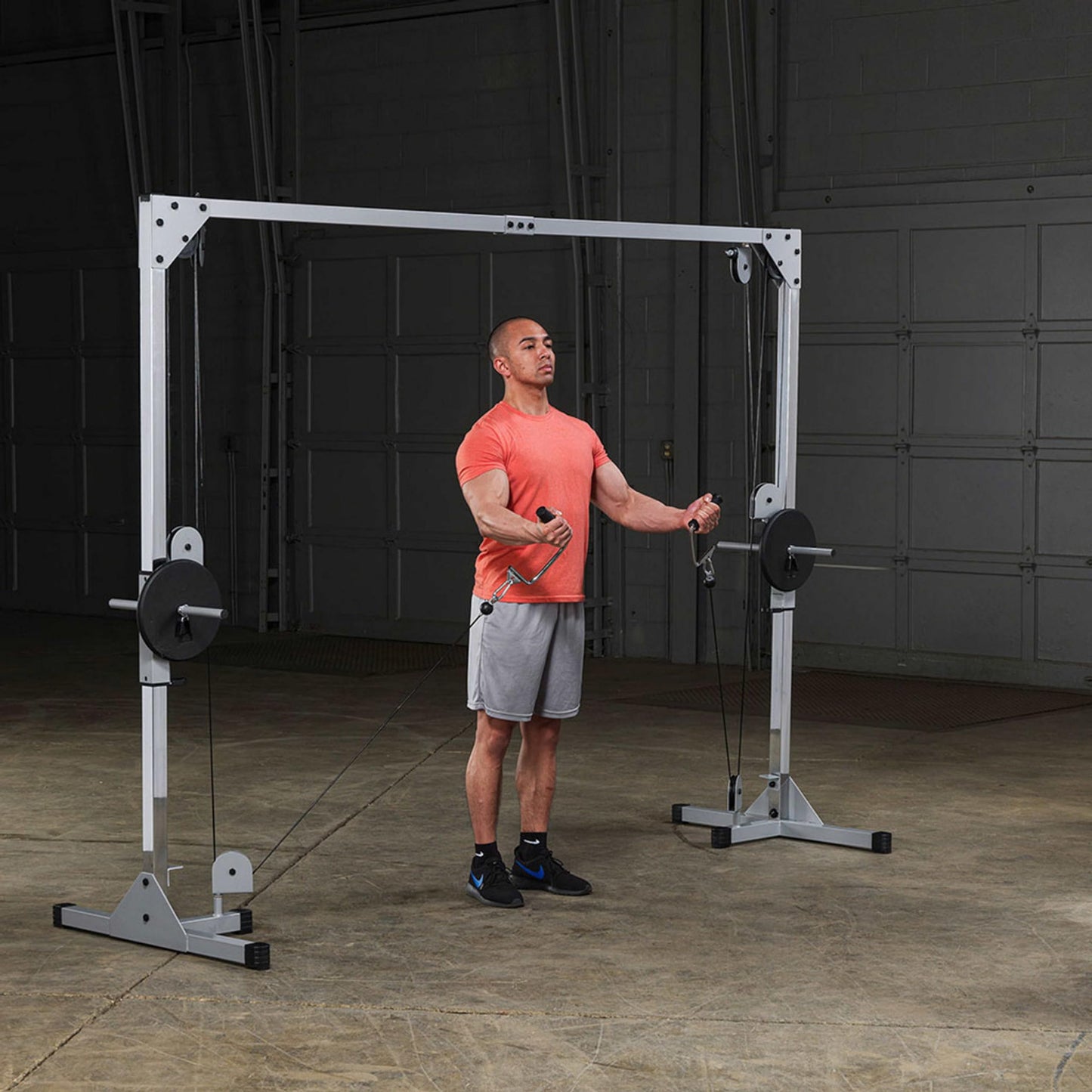 Body-Solid Powerline Cable Crossover Machine - High and Low Pulleys Gym Equipment for Home, Functional Trainer, Total Body Exercise, Cable Fly and Crossover Workouts