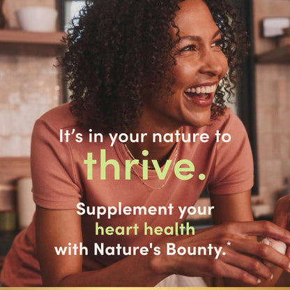 Nature's Bounty Berberine Supplements,1000mg, Berberine Capsules for Blood Sugar Support, Cholesterol & Heart Health, 60 Count