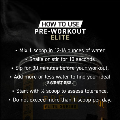 Kaged Pre Workout Powder Pre-Workout Elite for Men & Women, High Stimulant for Energy, Focus, Pumps, L-Citrulline, Beta Alanine, Creatine & 388mg of Organic Caffeine, Fruit Punch