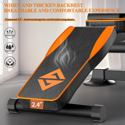 Z ZHICHI Adjustable Weight Bench, Multi-function Preacher Curl Bench for Home Gym, Foldable Leg Extension and Leg Curl Machine, weight capacity 660LBS.