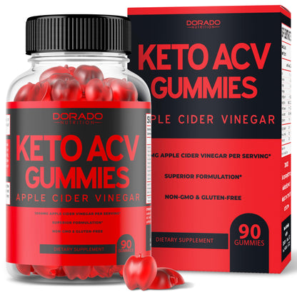 Keto ACV Gummies (90 Count) Advanced Weight Loss Formula and Thyroid Support (90 Count) Support Supplement with Ashwaganda, Iodine, Bladderwrack, Kelp, & Schisandra - Non-GMO, Vegan & USA Made