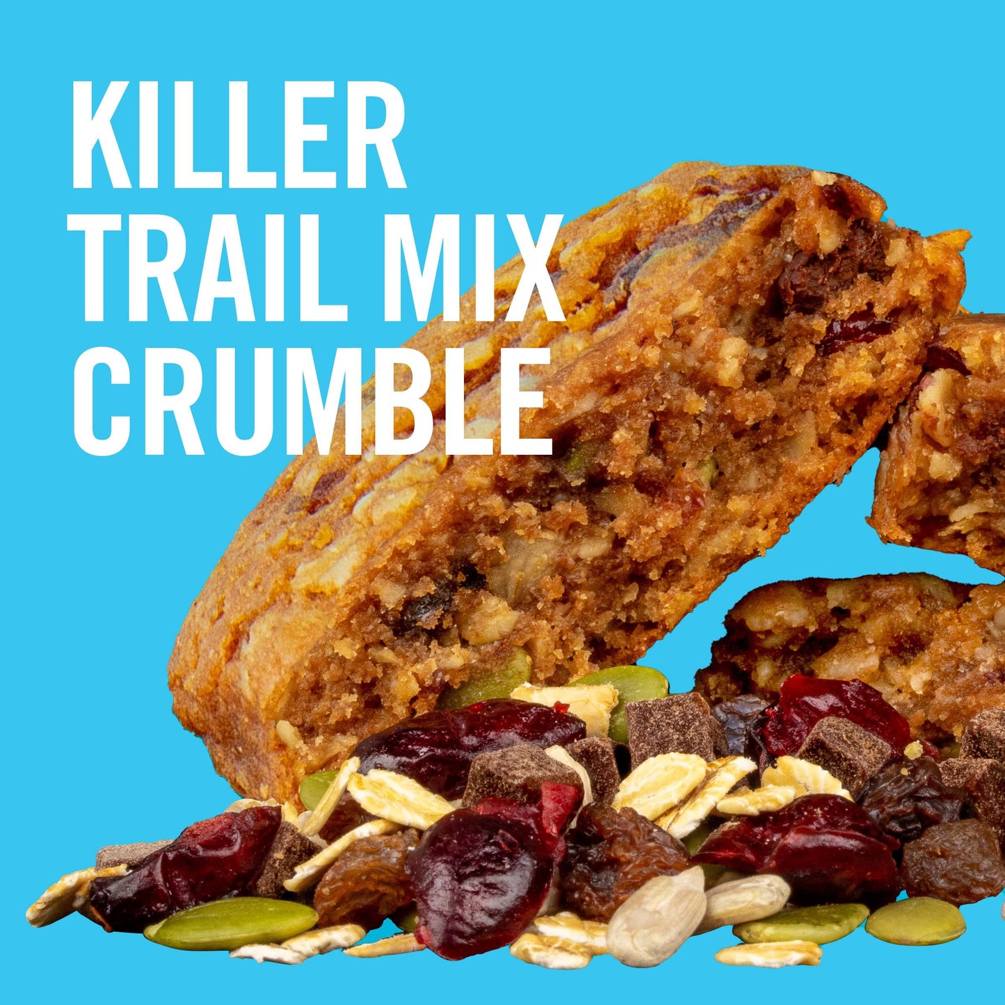 Dave's Killer Bread Trail Mix Crumble Organic Snack Bars, 12 Individually Wrapped Snack Bars (Pack of 1)